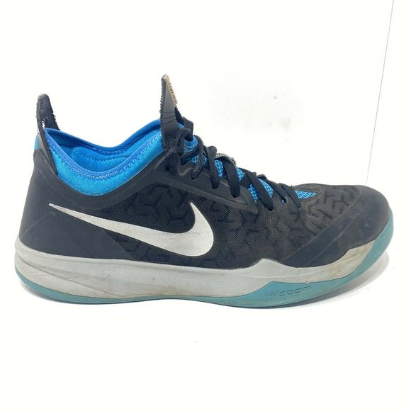 Men's Nike Zoom Crusader Low Basketball Shoes Blue/Black Size 12 630909-002 - Picture 1 of 8